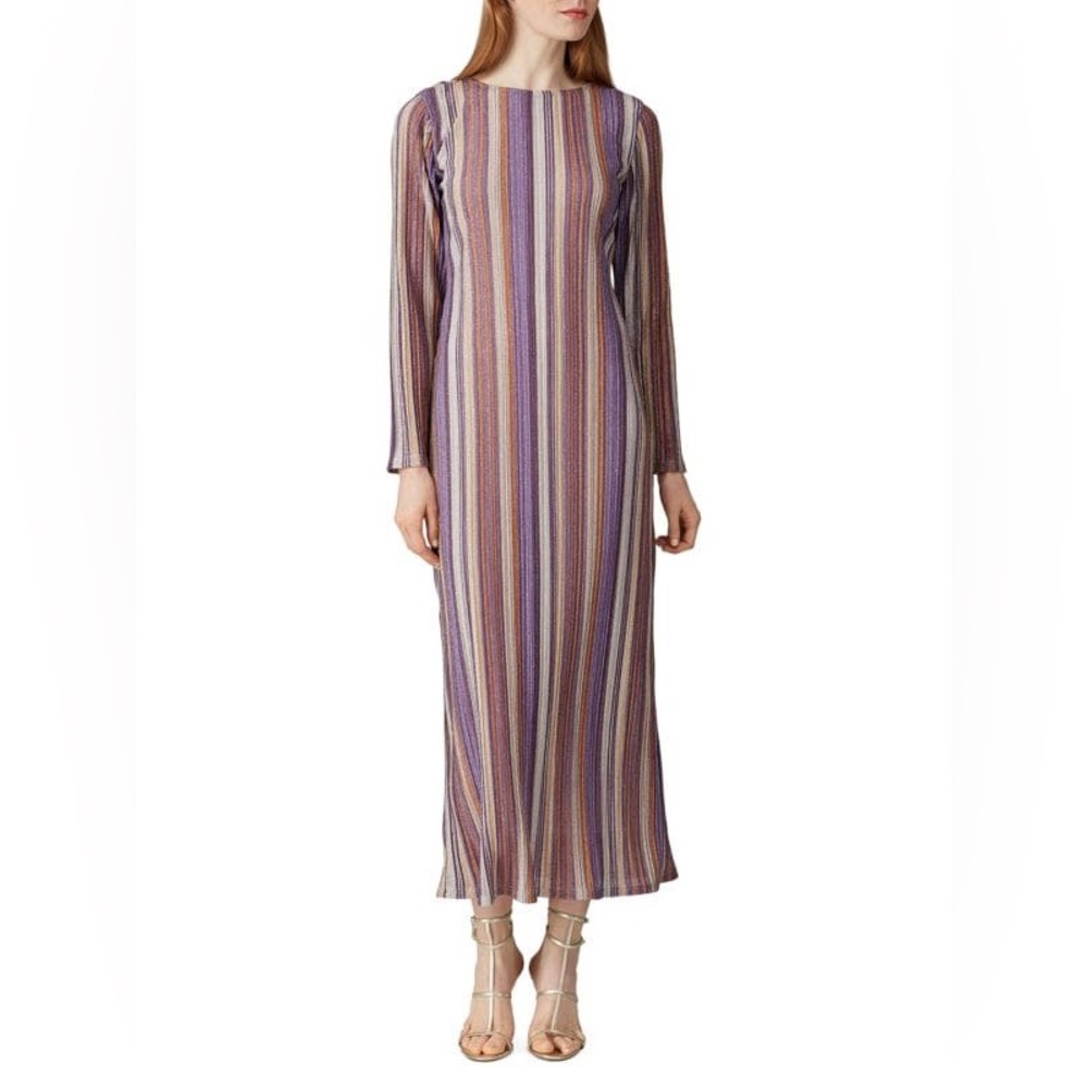 Kendall & Kylie Multi Striped Backless Dress | Size 8/10